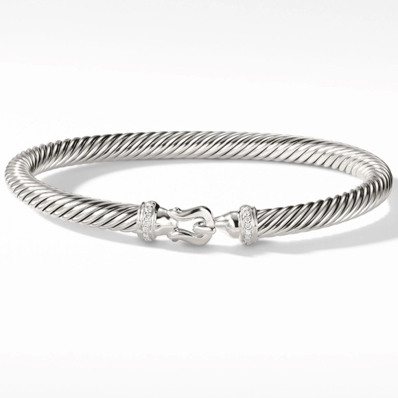 David Yurman Jewelry - David Yurman Buckle Bracelet with Pavé Diamonds